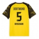 Borussia Dortmund Ramy Bensebaini #5 Hjemmedrakt 2025-26 Kortermet Borussia Dortmund Ramy Bensebaini #5 Hjemmedrakt 2025-26 Kortermet